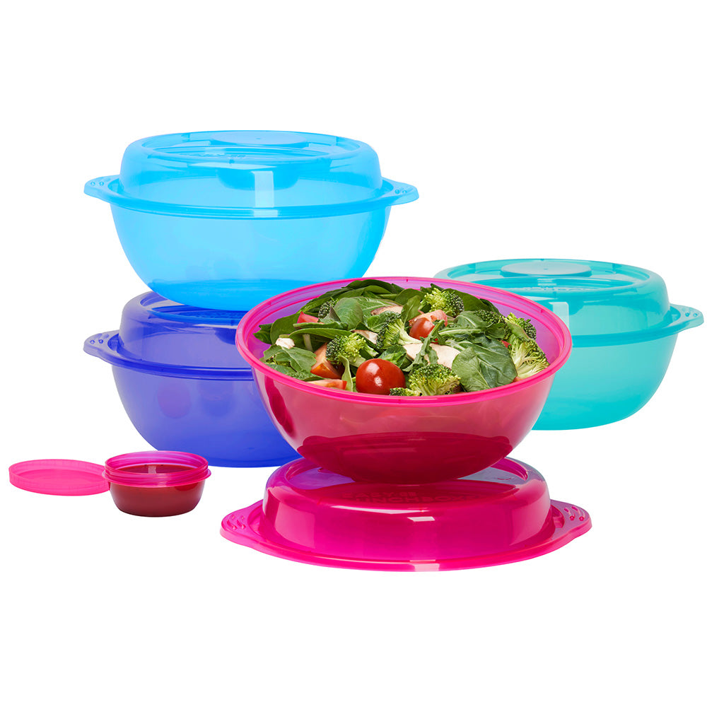 Salad Container To Go, 6x 50ml Small Containers With , Reusable Sauce  Containers For Lunch Box