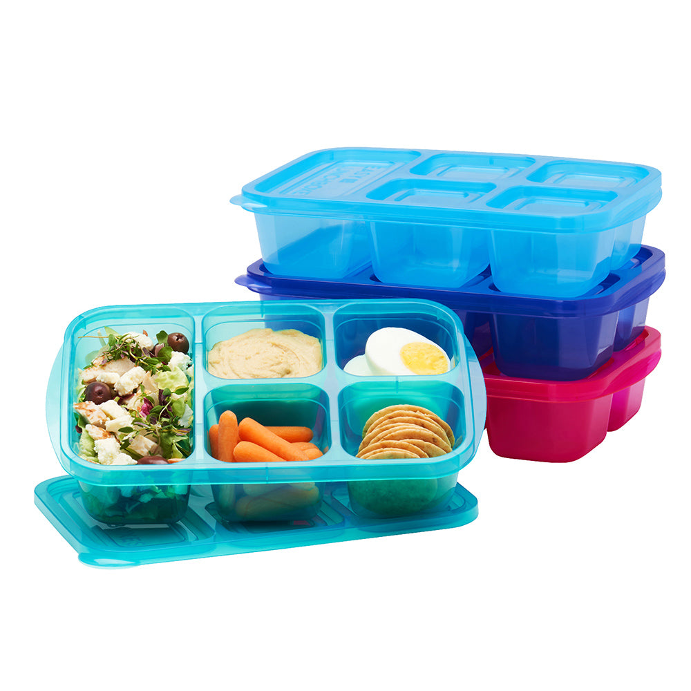 5 Pieces Sets plastic Lunch Box Portable Bowl Food Container